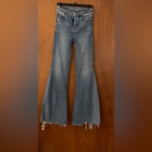 American Eagle Outfitters- flare leg jeans